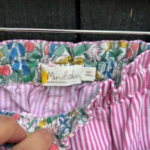Mini Boden Heart Pocket Striped Trousers